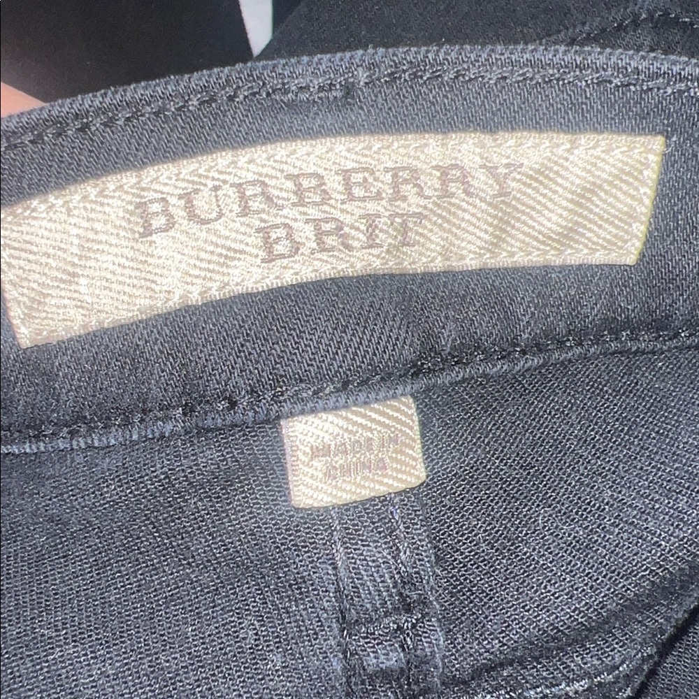 Burberry Brit  slim Straight Leg Black Jeans - Picture 7 of 11
